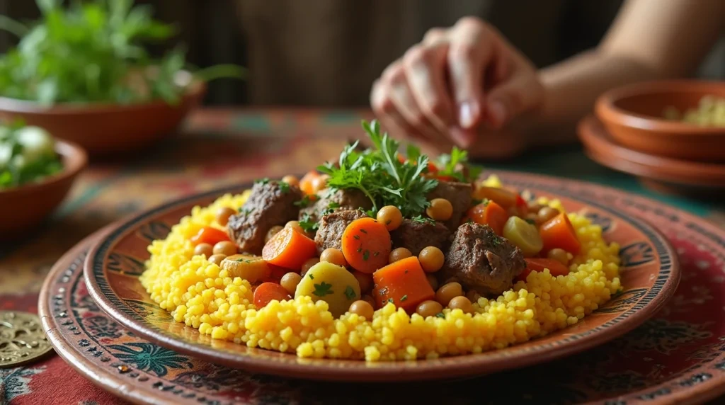 Couscous Moroccan Dish