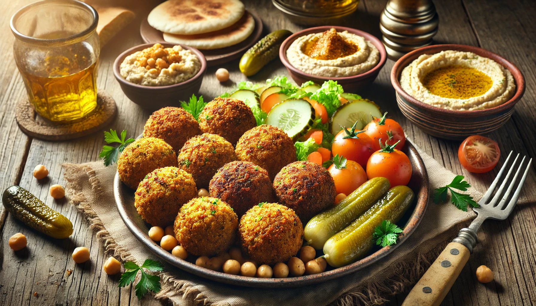 صورة وصفة الفلافل العربية