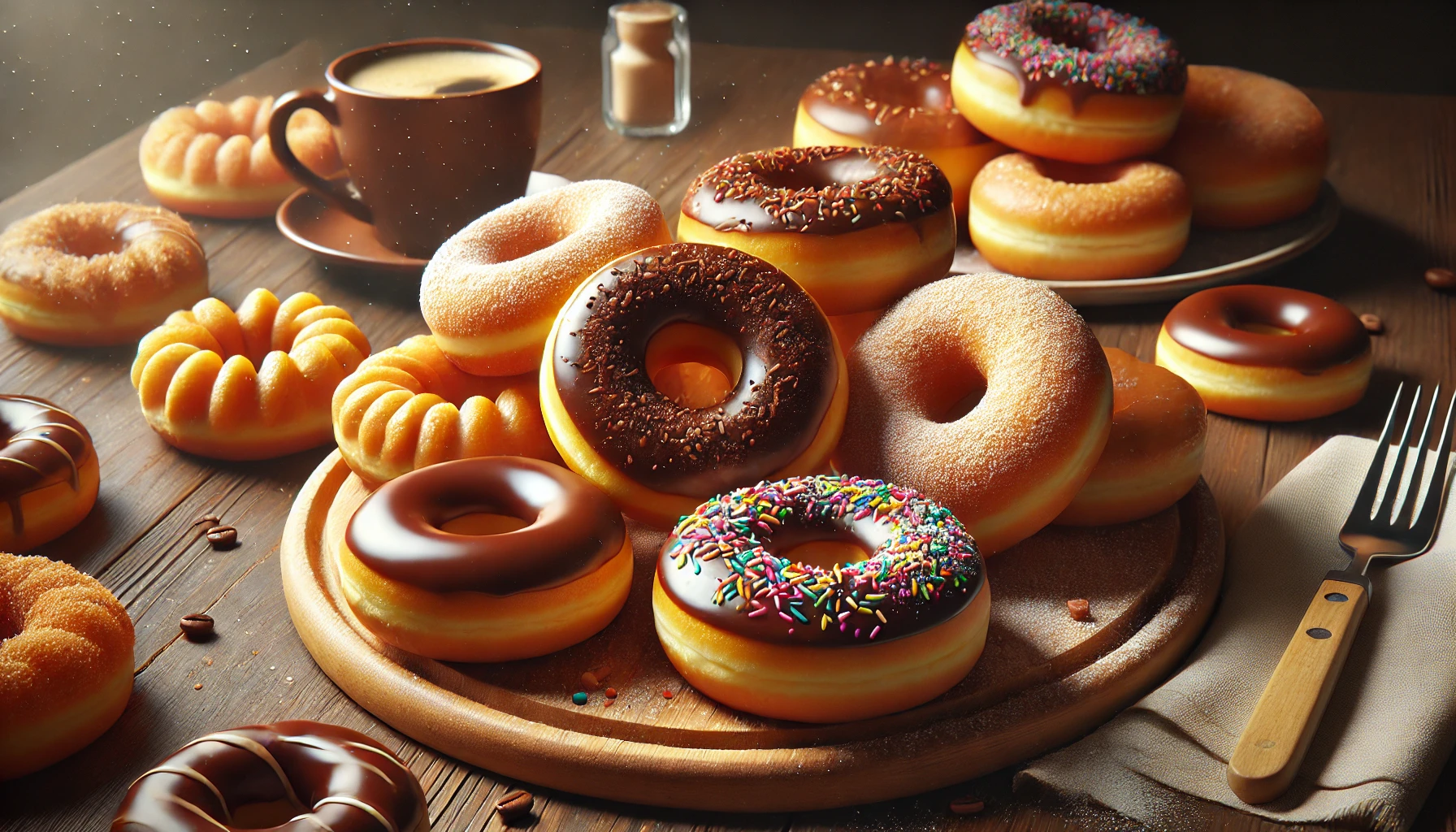 - الدونات الأمريكية (Homemade Donuts Recipe)