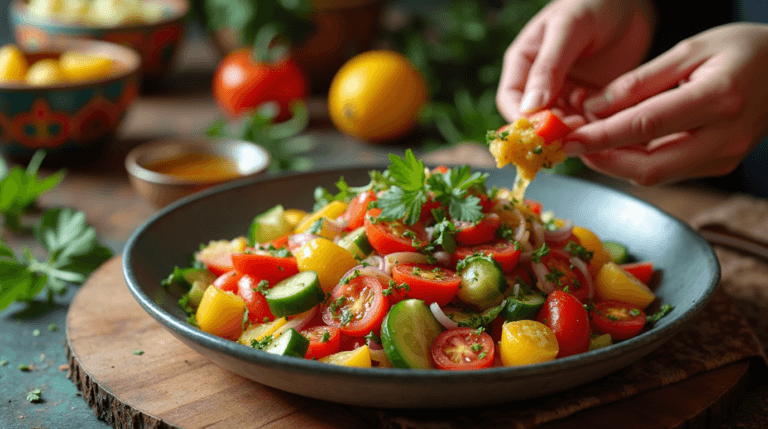 "Authentic Moroccan Salad Recipes with Traditional Ingredients and Spices"