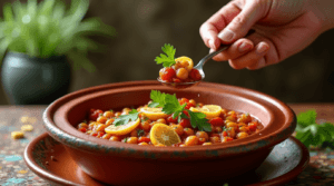 Moroccan chickpea stew