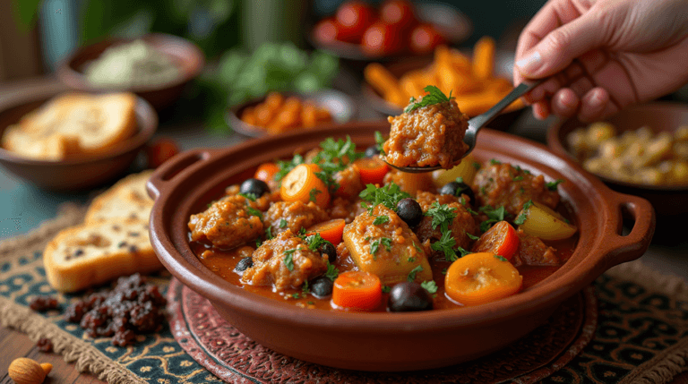 **Delicious Moroccan Tagine Recipe Without a Traditional Pot**