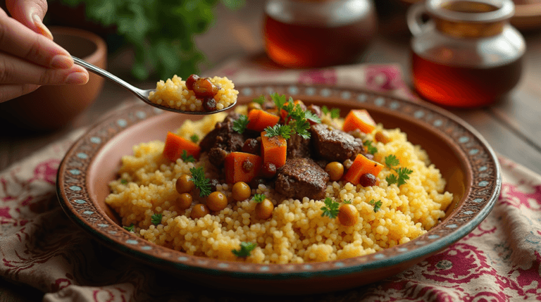 Traditional Moroccan Couscous Recipe – Authentic & Flavorful Dish