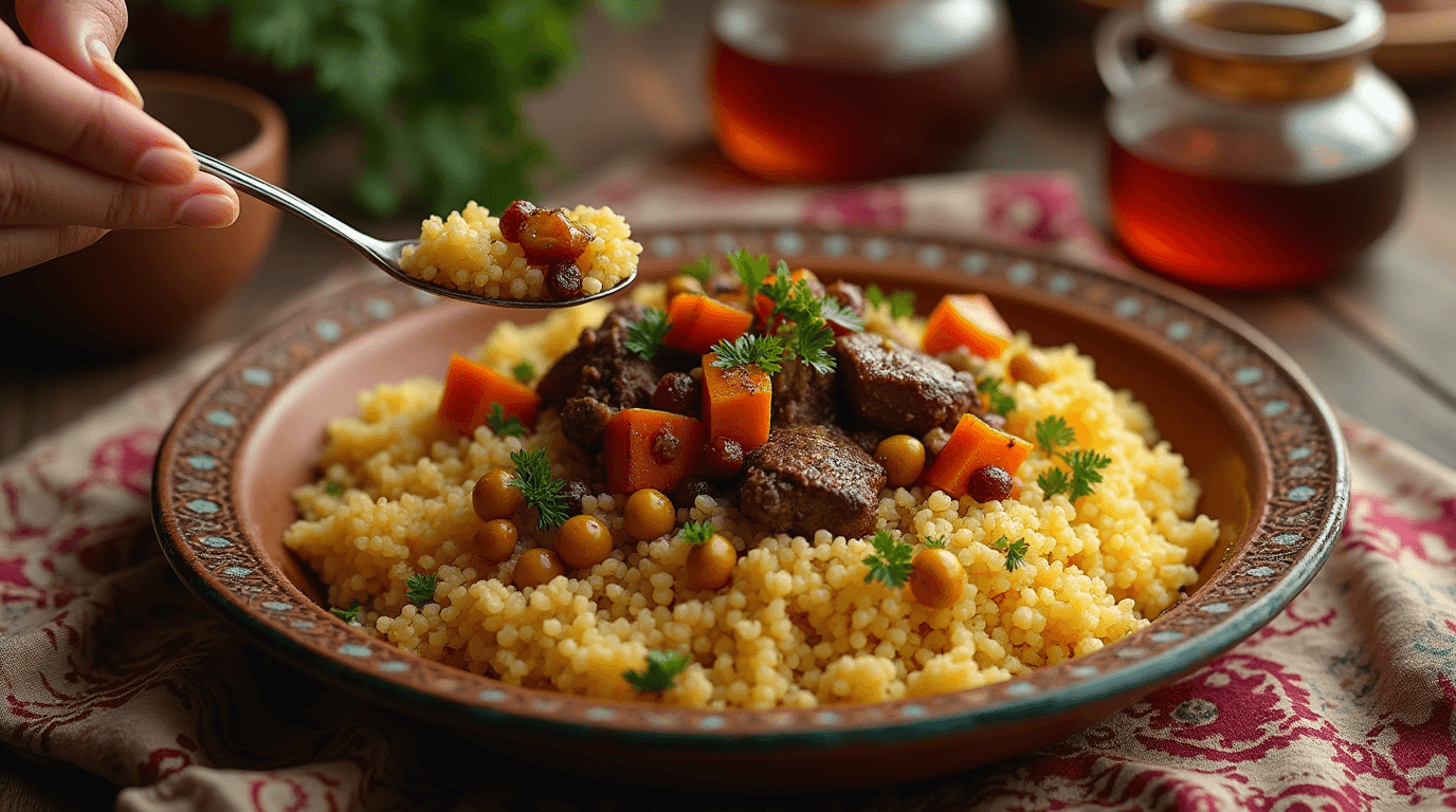Traditional Moroccan Couscous Recipe – Authentic & Flavorful Dish