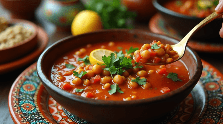 Authentic Moroccan Harira Soup – Traditional Recipe, Rich Flavor