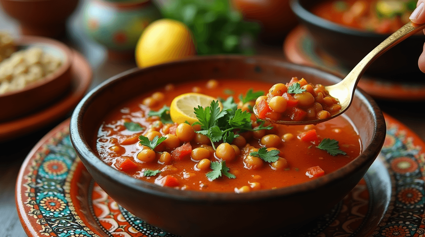 Authentic Moroccan Harira Soup – Traditional Recipe, Rich Flavor