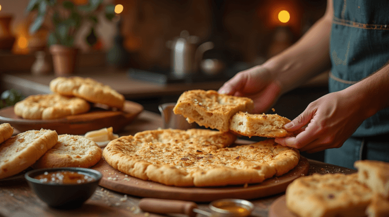 **Freshly Baked Moroccan Breads: A Taste of Tradition at Home**