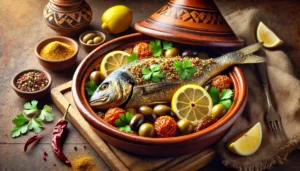 طاجين السمك المغربي Moroccan-Tagine بالذكاء الاصطناعي