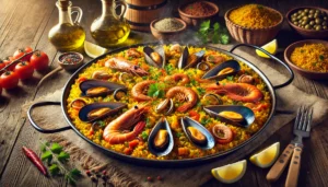 طبق الباييلا الإسبانية
