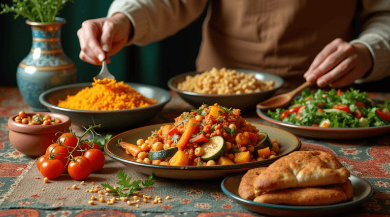 Healthy Moroccan Vegetarian Recipes: Flavorful Dishes with Fresh Vegetables and Authentic Spices